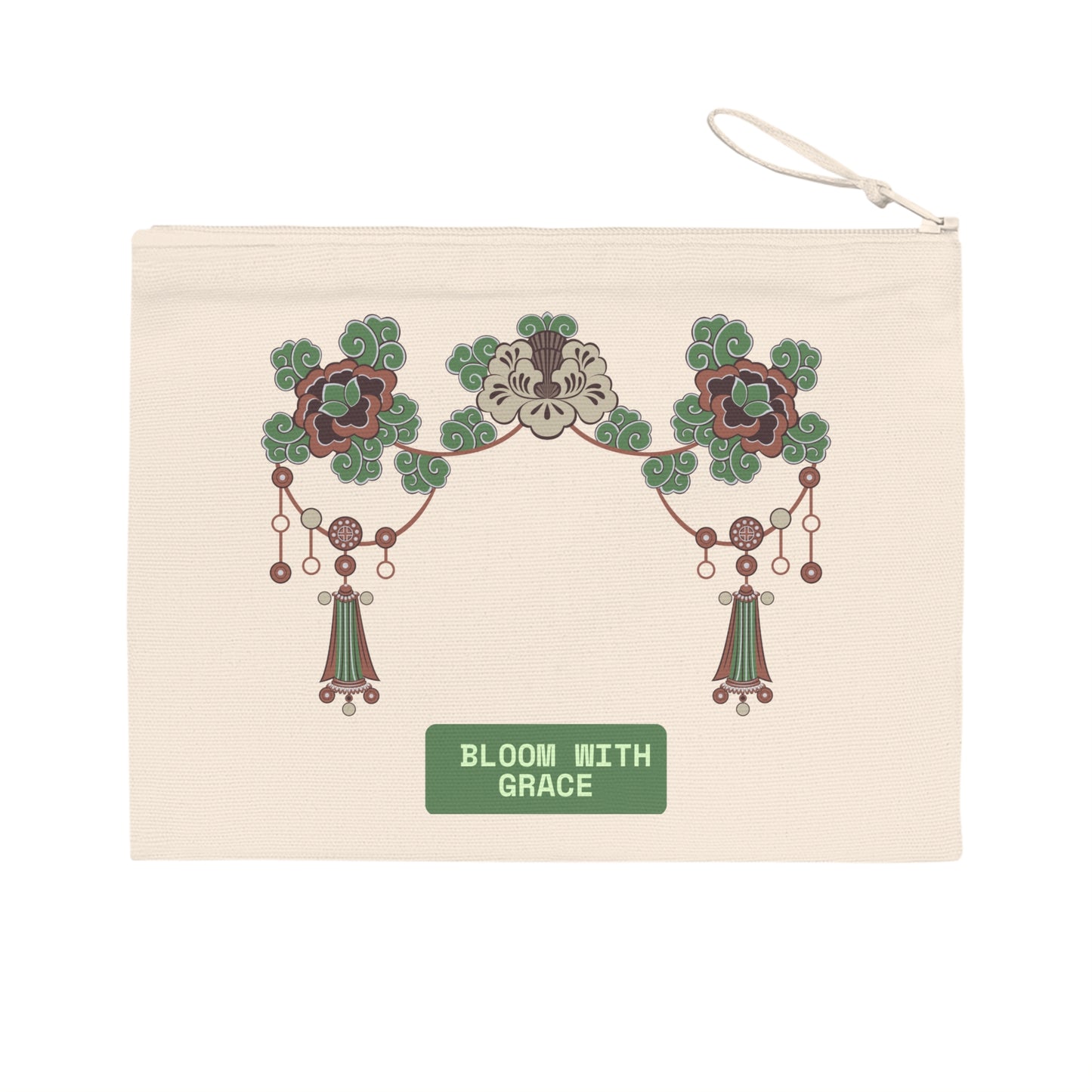 Elegant Floral Pouch - "Bloom with Grace" Design