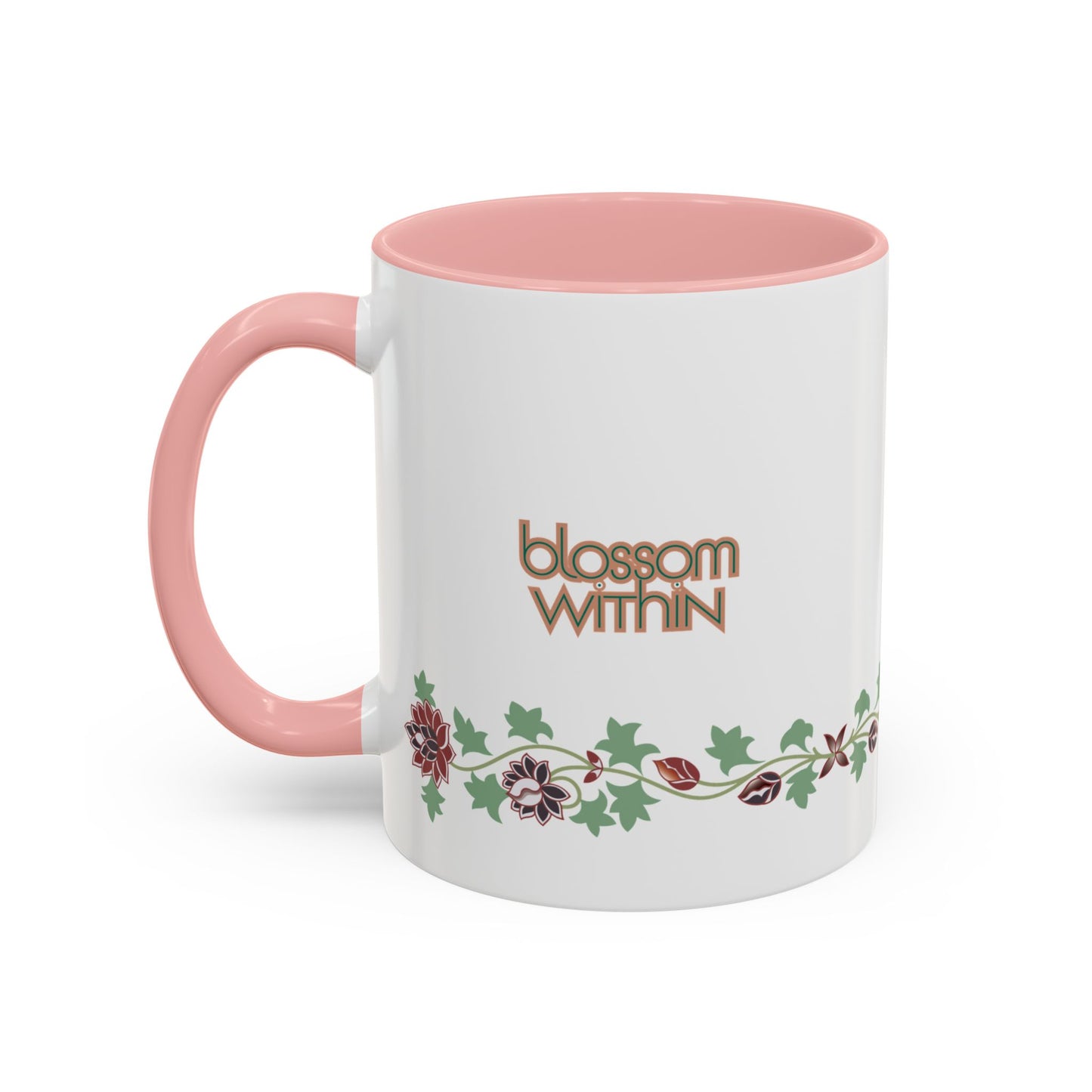Floral Accent Mug - “Blossom Within” Design