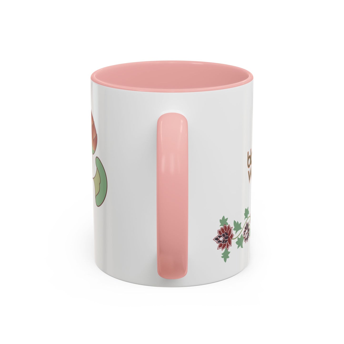 Floral Accent Mug - “Blossom Within” Design