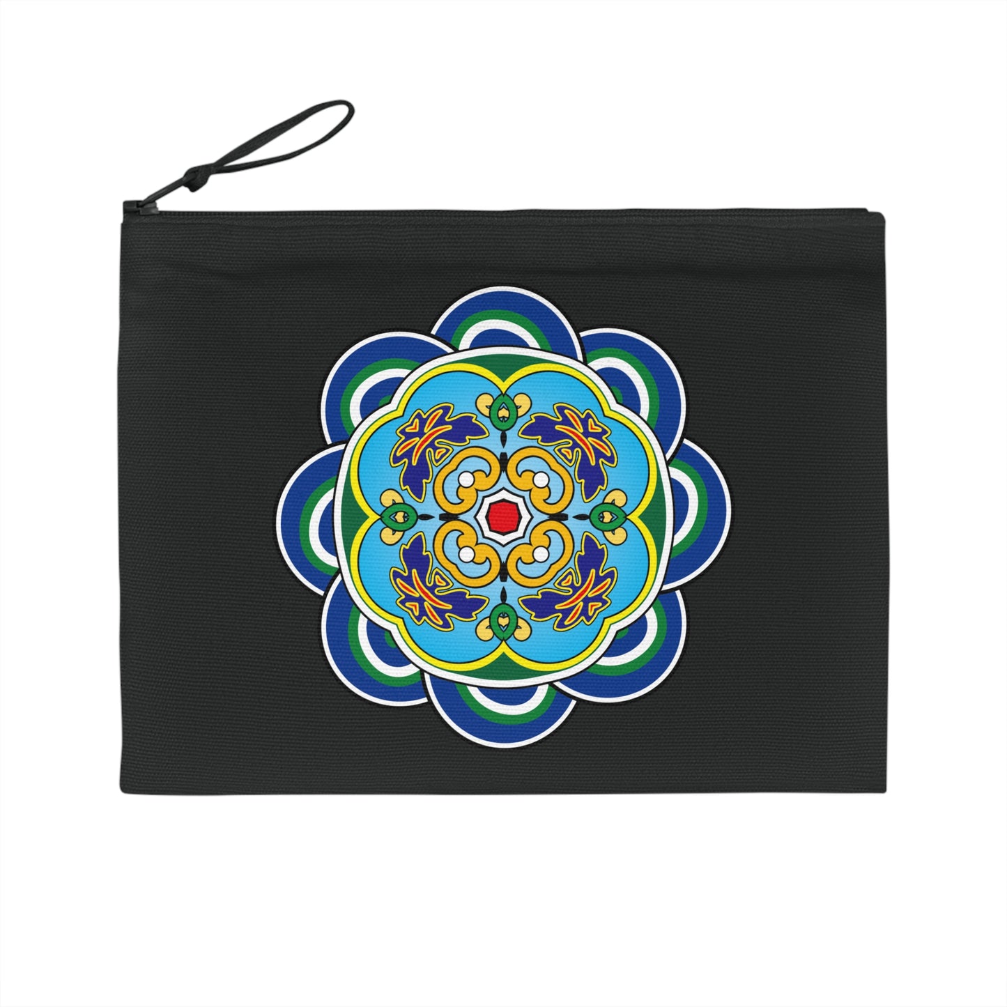 Artistic Floral Pouch - 'Strength in Softness' Design