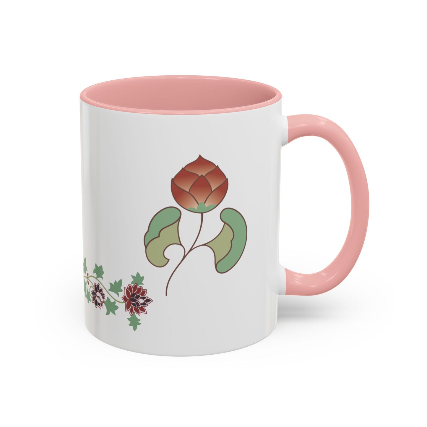 Floral Accent Mug - “Blossom Within” Design