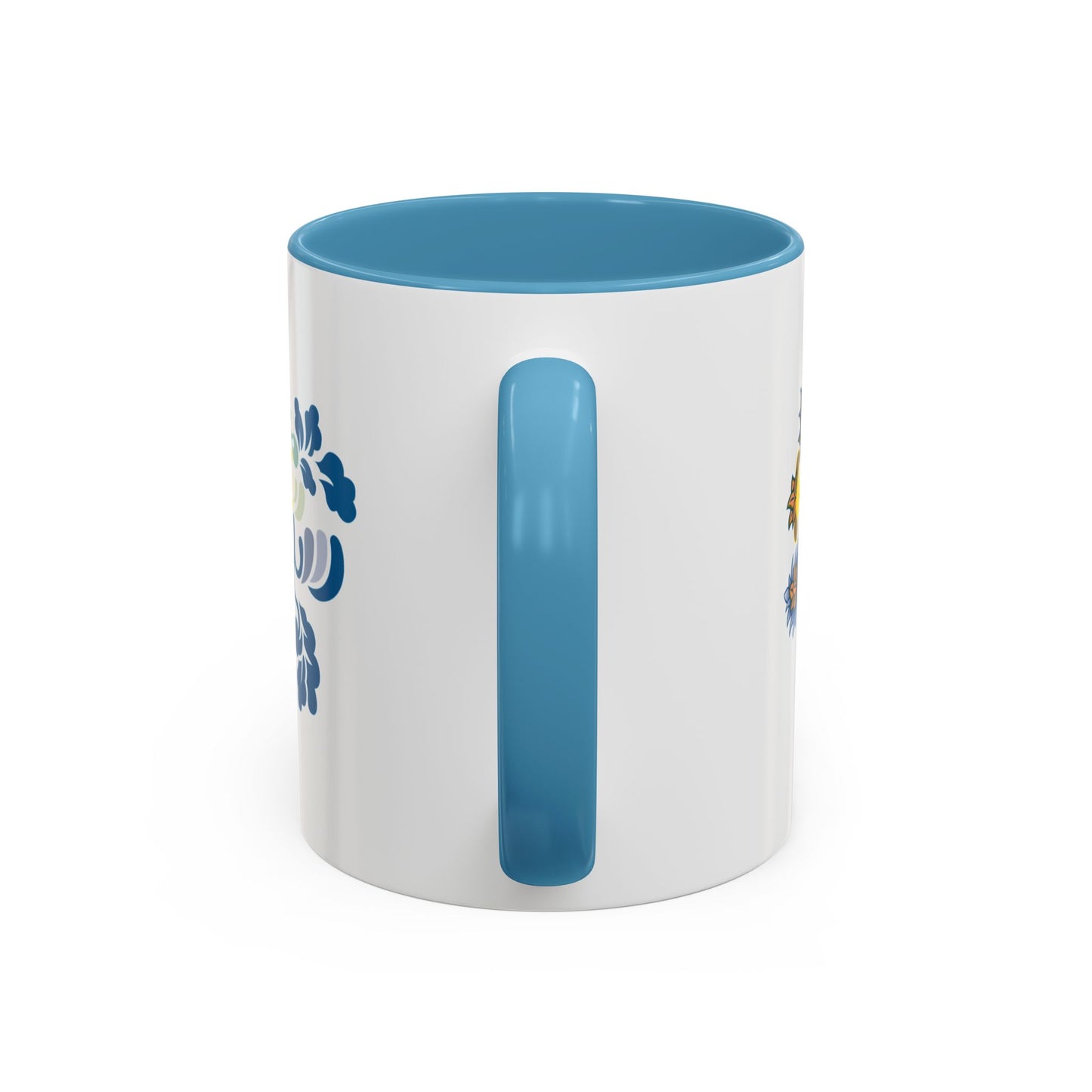 Rooted & Rising Accent Mug - Inspirational Floral Design