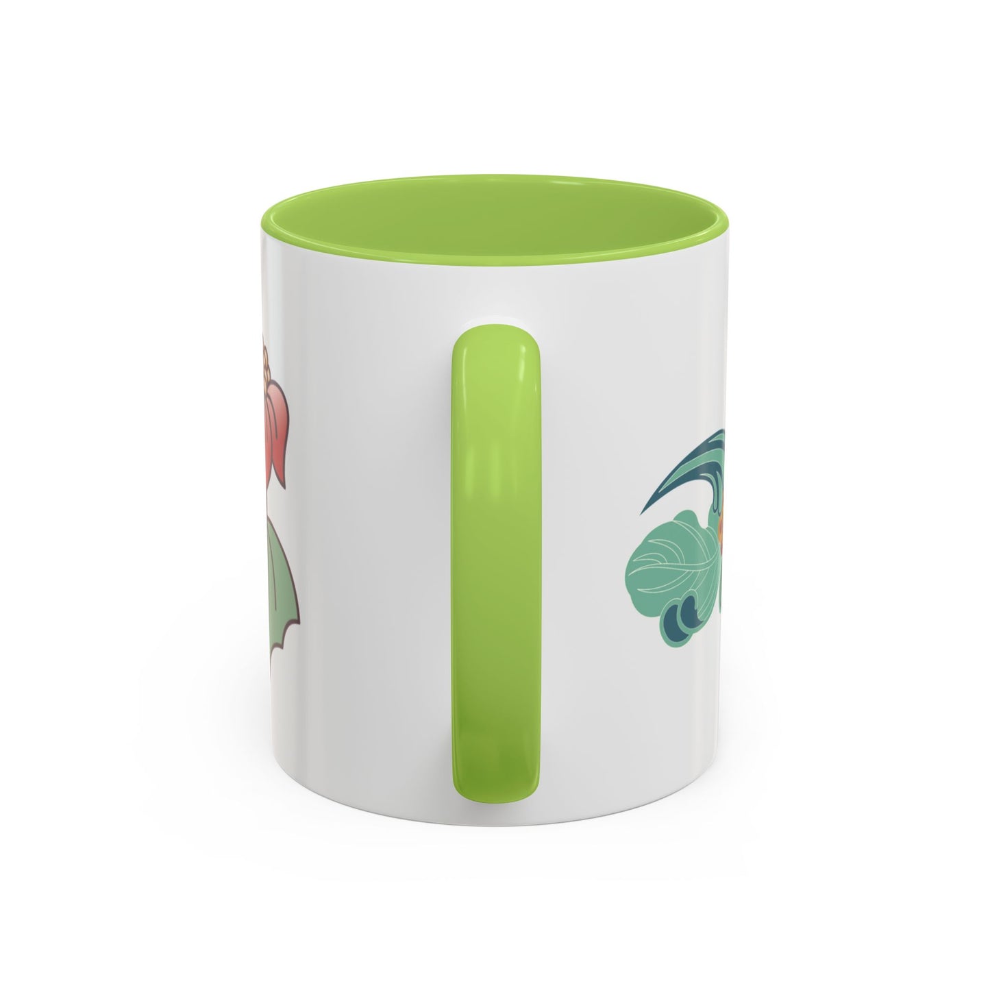 Botanical Accent Mug – “Nature’s Rhythm” Design