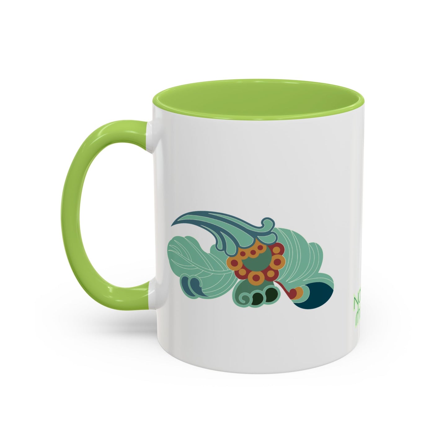 Botanical Accent Mug – “Nature’s Rhythm” Design